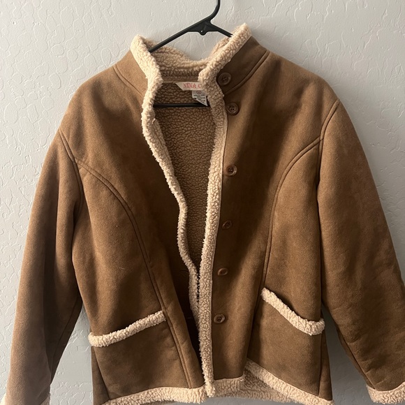 Womens brown coat - Picture 1 of 3